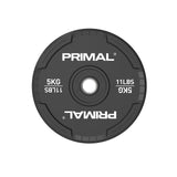 Black Rubber Bumper Plate (Singles)