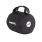 A 20kg black throwing bag for strongman training.