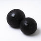 A 18kg and 27kg anti burst black slam ball.