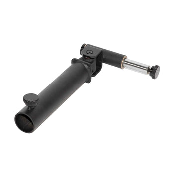 Landmine attachment for a home gym rack.