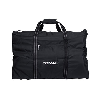 Black kit bag for storing boxing gloves, pads & accessories.