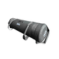 A black and grey 30kg sandbag with handles.