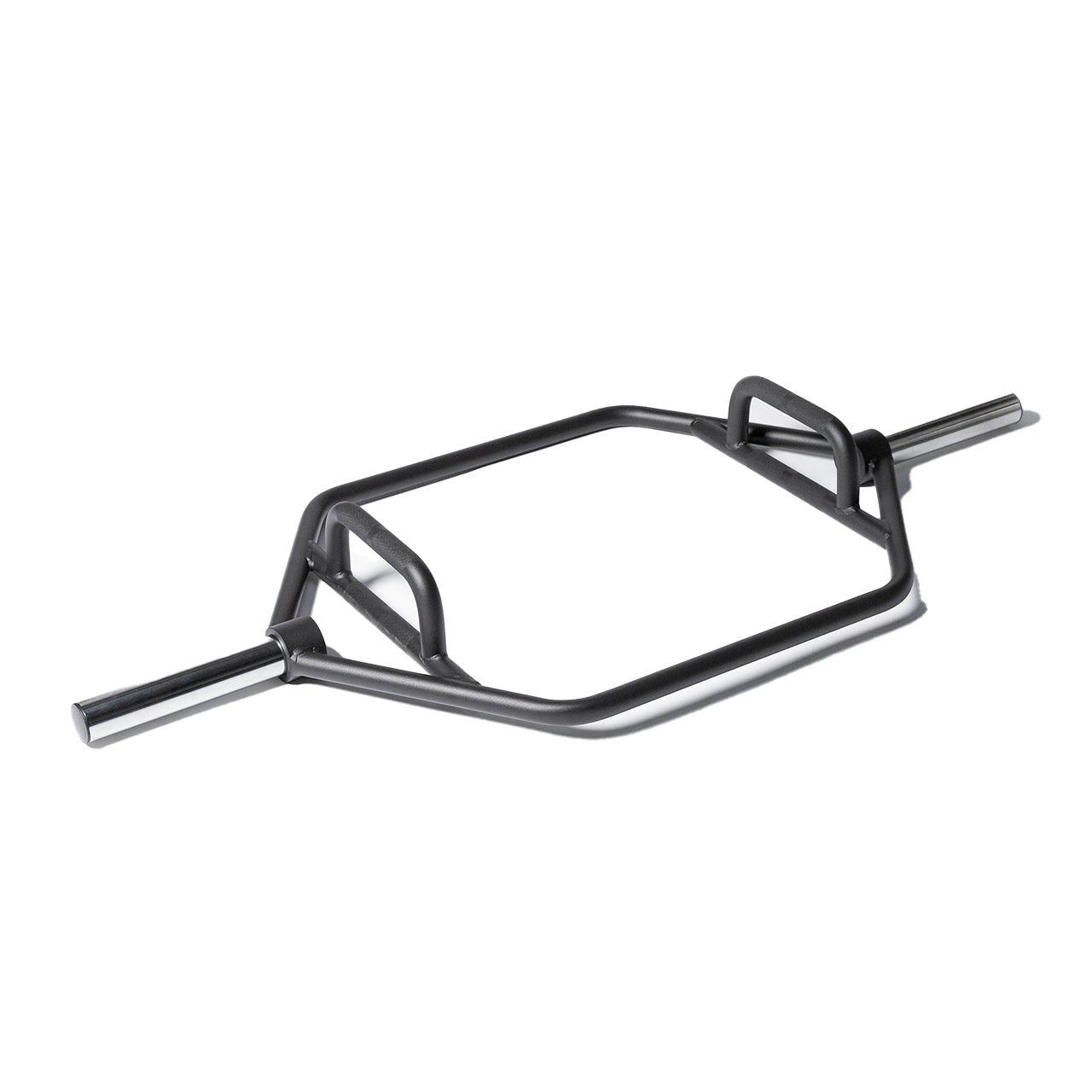 A hex style barbell for deadlifts.