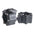 A pair of magnetic lockjaw collars closed.