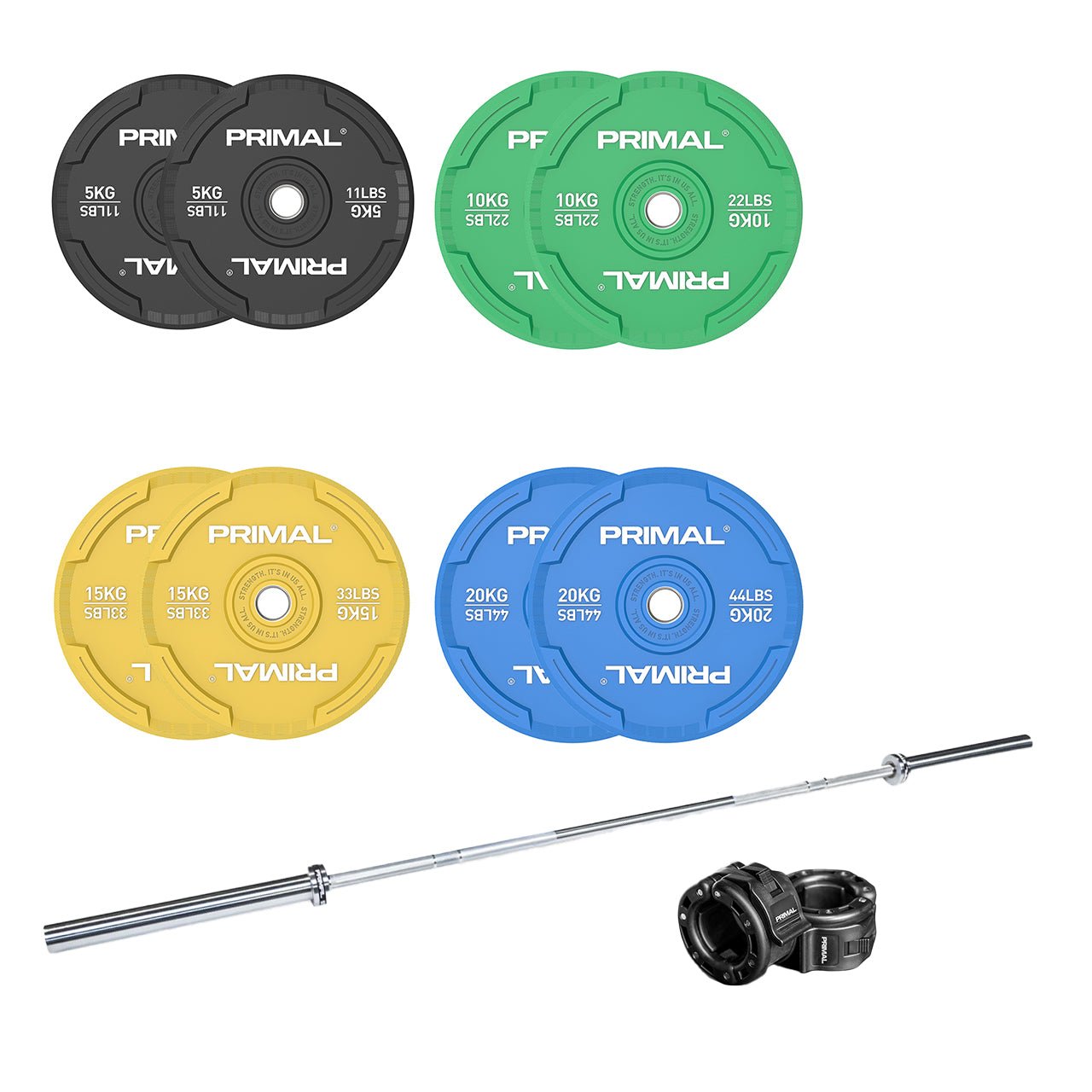 Coloured Bumper Plate (Sets)