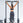 An athlete doing a pull up on a bar attachment.