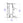 A technical drawing of a half rack.
