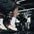 An athlete performing a calf raise movement.