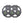 A 25kg pair of black rubber olympic weight discs.