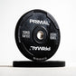 Two Primal branded weight plates on a white background