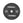 A 15kg single black rubber bumper plate with quad grip handles.
