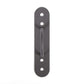 black wall and floor mounted battle rope anchor