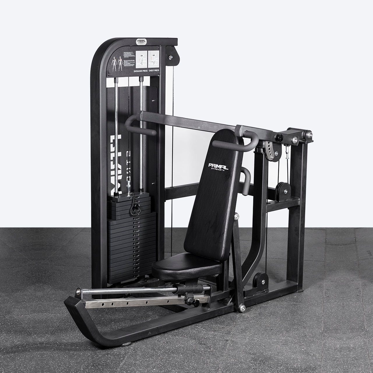 Primal Performance Series 280lbs Pin-Select Dual - Chest/Shoulder Press