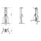 Free Standing Hi/Lo Pulley with Pull-Up Bar
