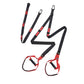 red and black gym suspension trainer