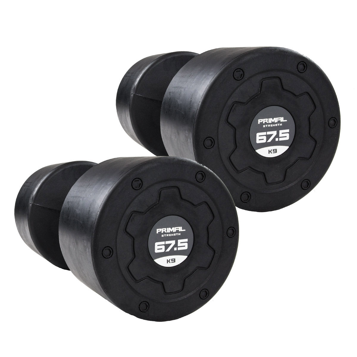 Rubber Dumbbells (Pairs)- PRE WORKED
