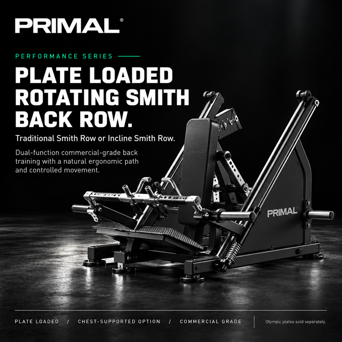 Plate Loaded Rotating Smith Back Row